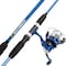 Leisure Sports Fishing Rod and Reel Combo, Spinning Reel, Fishing Gear for Bass and Trout Fishing, for Kids, Blue 827777SHA - alternate 1